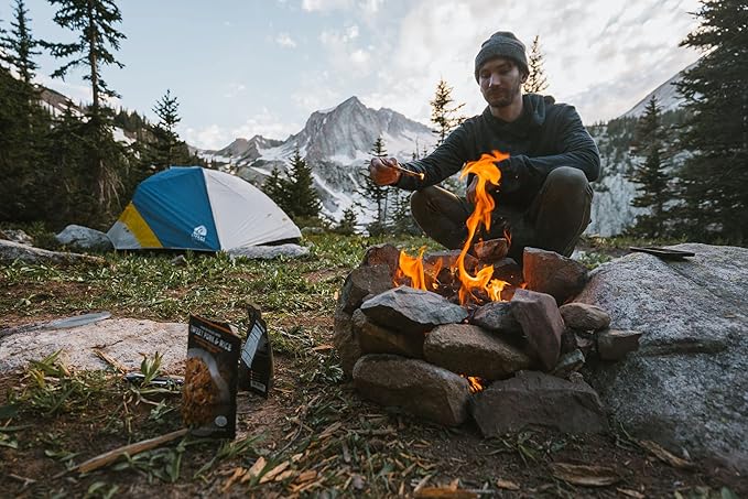 Sierra Designs Meteor Lite Ultralight Shelter, Freestanding Lightweight Backpacking & Camping Tent, 2 Doors, Stargazer Rain Fly, Aluminum Poles (Two or Three Person)