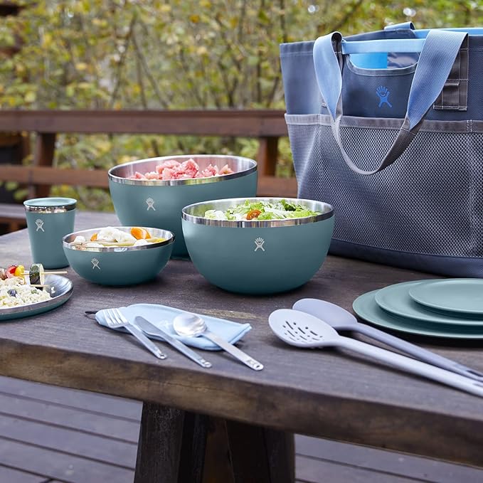 Hydro Flask Outdoor Kitchen Bowl - Stainless Steel Dinnerware Reusable Camping Gear Mess Kit - Dishwasher Safe, BPA-Free, Non-Toxic