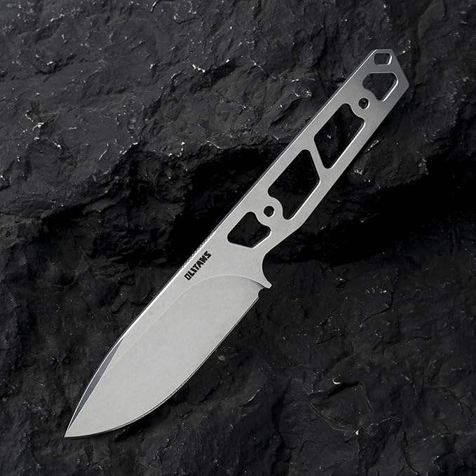 G043 Fixed Blade Knife 3.62'' 9cr18mov steel Blade,4.17'' G10 handle Field Utility Knife with Kydex Sheath for Outdoor Camping Hiking