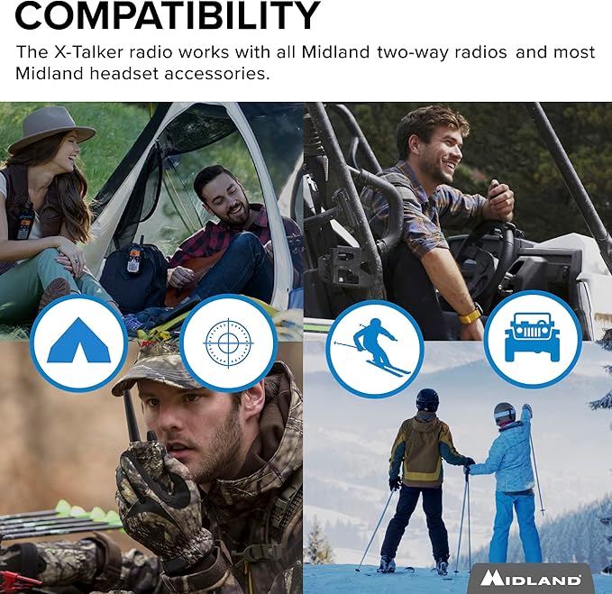 Midland T290VP4 High Powered GMRS Two Way Radios