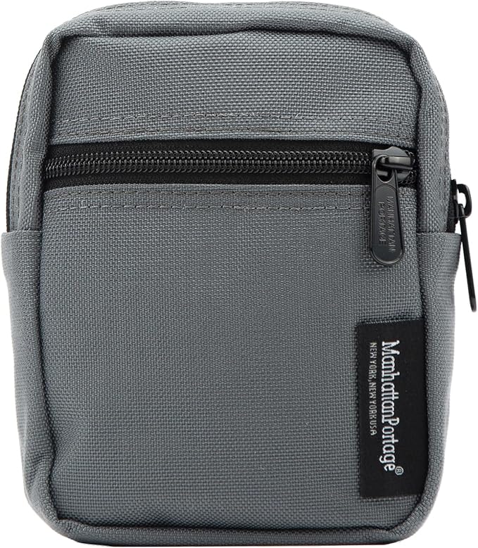 Manhattan Portage Trek Zipper Pouch - Stylish And Functional Travel Organizer 1000D Cordura And Water Resistant (Grey)