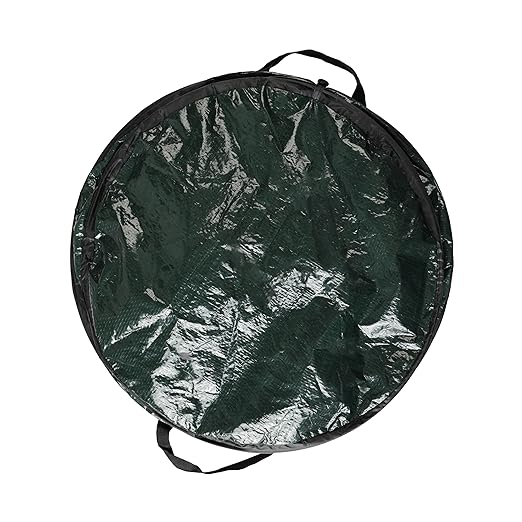 29.5-Gallon Pop Up Outdoor Garbage Can - Collapsible Trash Can for Parties, Yard Waste, or Laundry - Camping Accessories by Wakeman