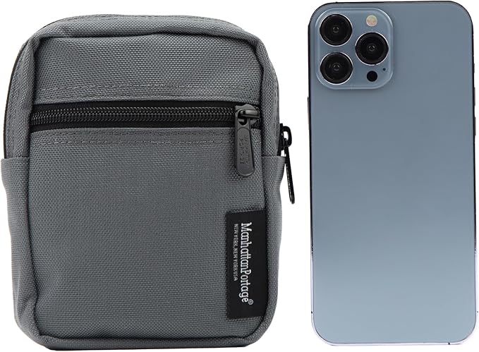 Manhattan Portage Trek Zipper Pouch - Stylish And Functional Travel Organizer 1000D Cordura And Water Resistant (Grey)
