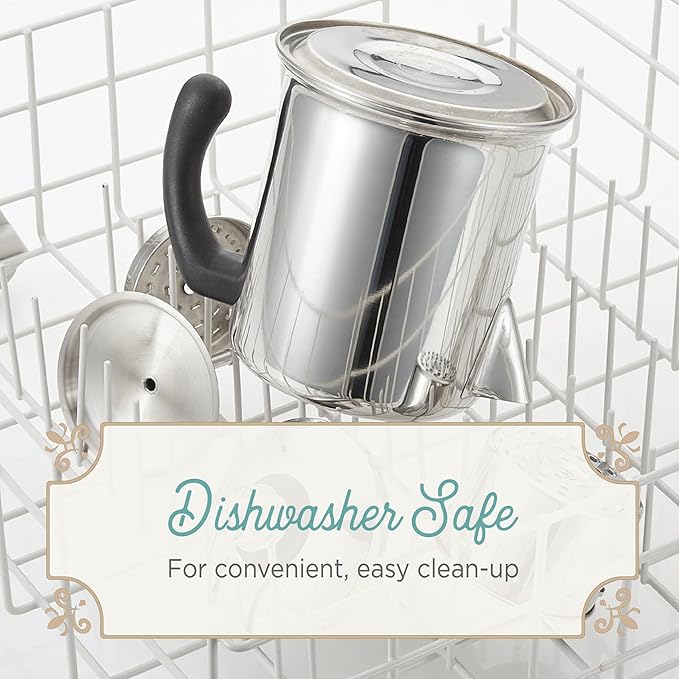 Farberware 50124 Classic Yosemite Stainless Steel Coffee Percolator - 8 Cup, Silver,Stovetop