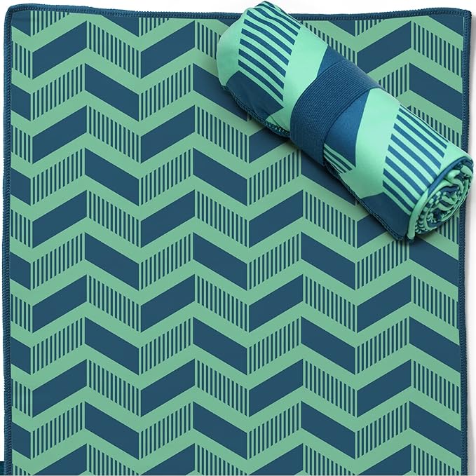 Acteon Large Microfiber Beach Towel, 64" x 30" Quick Dry Odor-Free Technology, Men & Women Fast Drying Absorbent Swim Towels for Swimmers, Sand, Pool, Travel, Hiking, Gym, Camping, Bath
