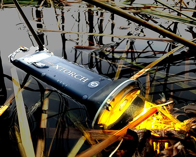 Led Rechargeable Flashlight, Portable Solar Charger - Camping Lantern Flashlight, Solar Lanterns for Power Outages - Hiking Accessories, Solar Emergency Flashlight