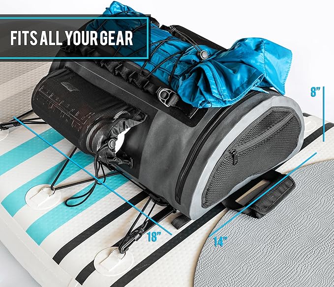 SUP-Now Stand Up Paddle Board Deck Bag Waterproof Accessory for Paddle Boarding