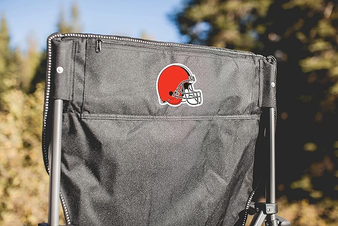 PICNIC TIME NFL Outlander Folding Camping Cooler, Heavy Duty Beach Chair