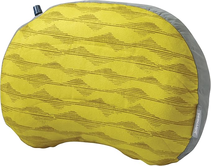 Therm-a-Rest Airhead Camping and Travel Pillow, Large-12 x 18 Inches, Yellow Mountains