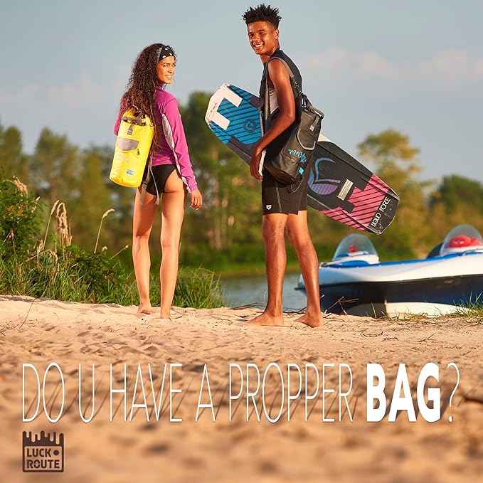 Dry Bags Waterproof (10L - Yellow) - Dry Bags for Kayaking Waterproof - Dry Sack Water Bag - Water Proof Bag - Waterproof Bags for Boating - Waterproof Backpacks - Waterproof Floating Bag