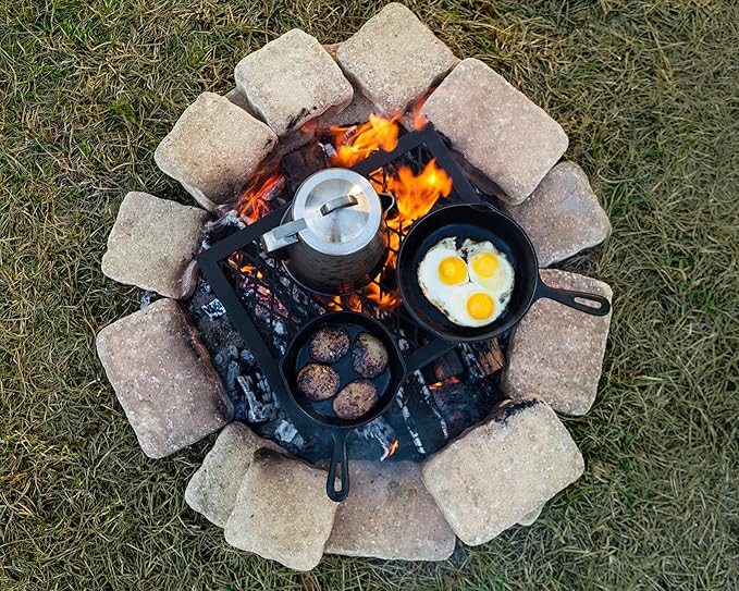 Amazon Basics Portable Outdoor Folding Campfire Grill