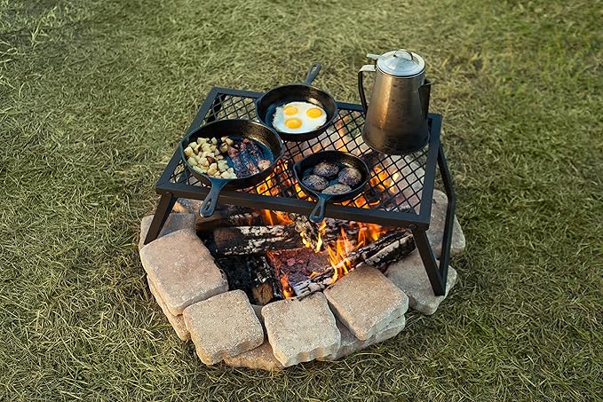 Amazon Basics Portable Outdoor Folding Campfire Grill