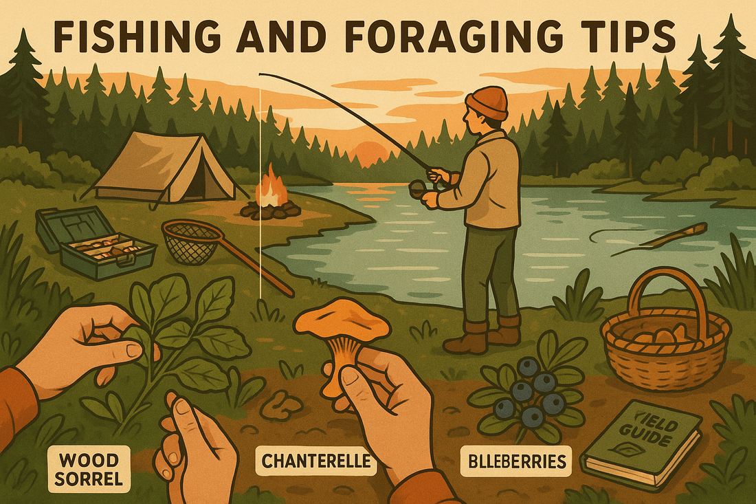 Fishing and Foraging Tips for Camping Adventures