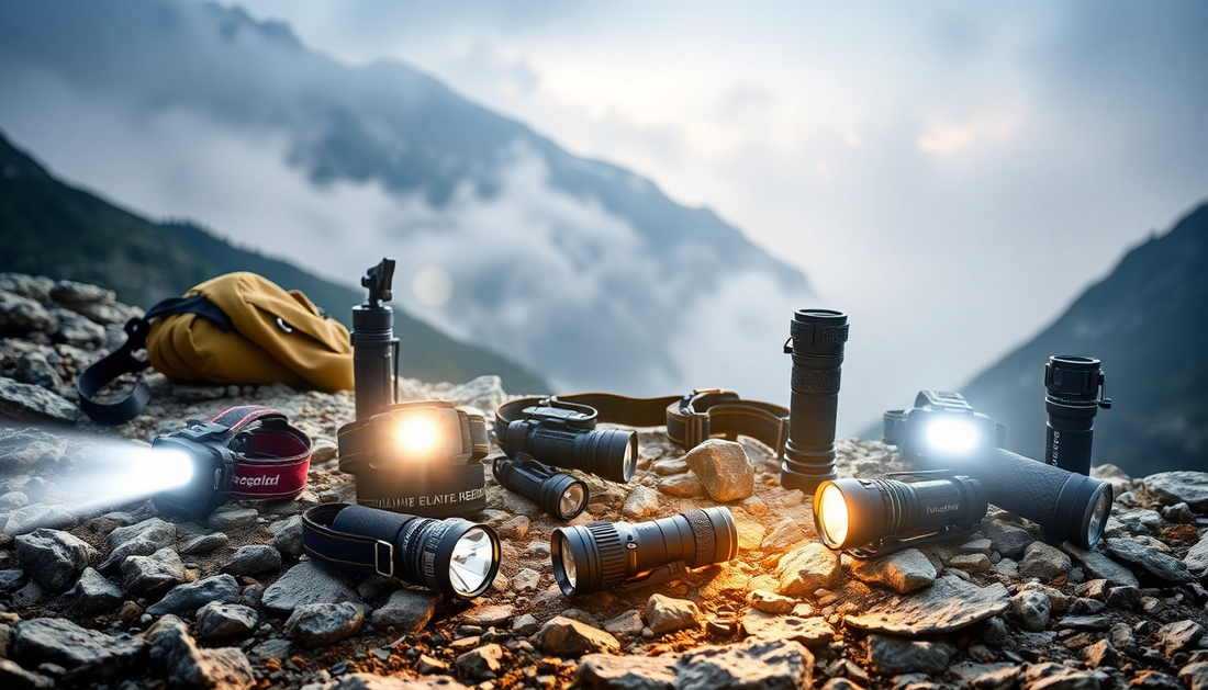 Rechargeable LED Headlamp for Hands-Free Outdoor Use
