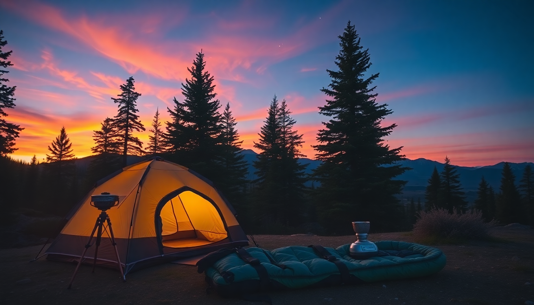 A collection of camping gear for all seasons