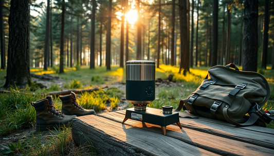 Setting up a camping stove jack kit for safe outdoor cooking and ventilation