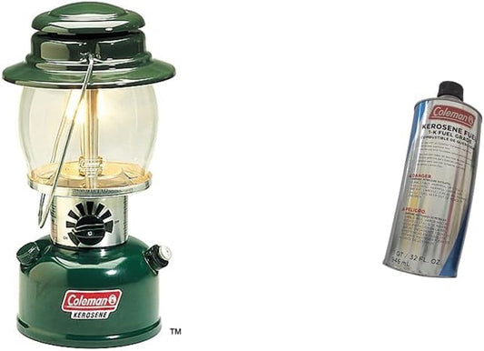 Coleman 700 Lumens Kerosene Lantern with Adjustable Brightness & Carry Handle & 32oz Kerosene Fuel