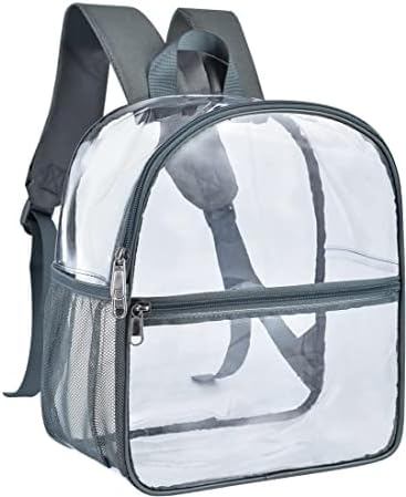 USPECLARE Clear Backpack for Stadium Approved 12×6×12, Water proof Clear Bag for Stadium Events and Concert Work Sport Event