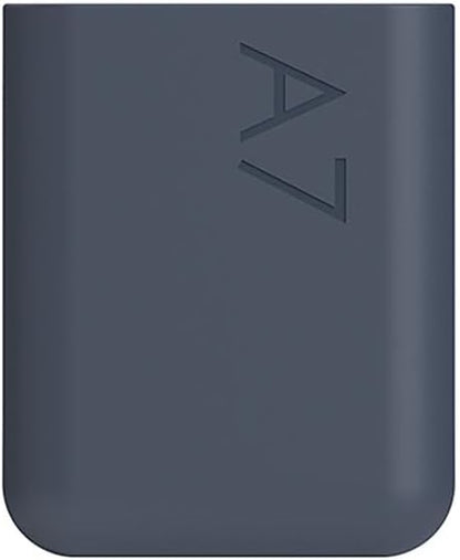 memobottle A7 (Midnight Blue) Bundle - 6oz (180ml) - Bottle, silicone sleeve & lid | Compact Flat Bottle for Bags & Pockets | BPA Free Tritan | Modern & Minimalist | For Gym, Work & Travel
