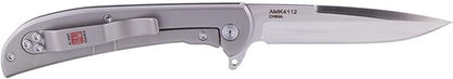 Al Mar Knives Ultralight Hawk 2.75" Blade Titanium Handle Folding Knife, Titanium