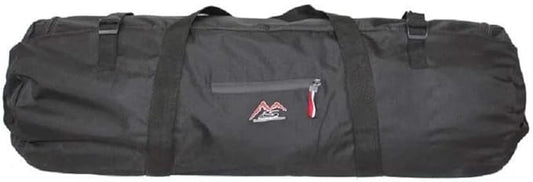 Large Capability Folding Tent Storage Carry Bag Waterproof Luggage Pack Pouch for Camping Hiking Picnic Organizer Walking Holder (Black-L)