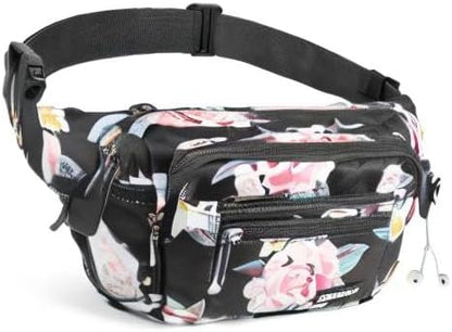 CXWMZY Fanny Packs For Women & Men Waist Pack Hip Bum Bag with Multi-Pockets Large Capacity Waterproof Casual Bum Bag for Disney Traveling Casual Cycling Running Hiking