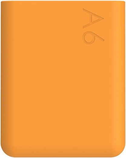 memobottle A6 (Mandarin) Bundle - 12oz (375ml) - Bottle, silicone sleeve & lid | Compact Water Bottle For Bags & Small Pockets | BPA Free Tritan | Modern, Minimalist | For Gym & Work