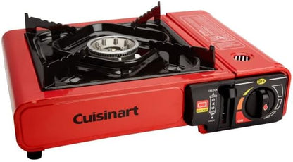Cuisinart CGG-1050 Portable Butane Camping Stove with Carrying Case - 8,000 BTU Burner - Perfect for Camping and Tailgating 13.4" x 10.9" x 4.35"