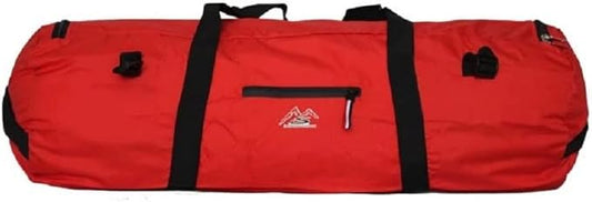 Large Capability Folding Tent Storage Carry Bag Waterproof Luggage Pack Pouch for Camping Hiking Picnic Organizer Walking Holder (Red-L)
