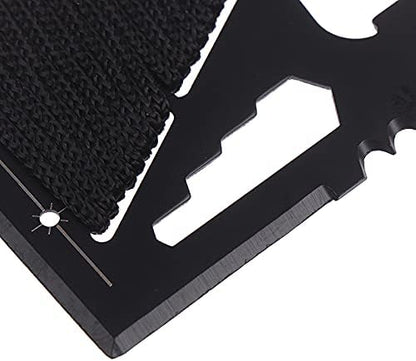 14 in 1 Beer Opener Survival Card Tool,Credit Card Sized Wallet Multitools Gift for Men & Gadgets Tactical Survival Tools (5 pack)