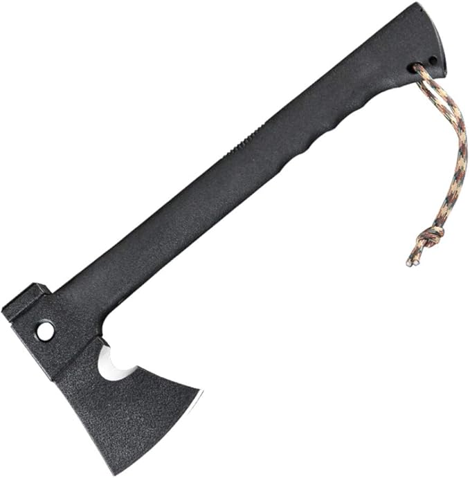 Outdoor Camping Multi-Purpose Axe, Forest Wild Escape Self-Defense Chopping Firewood Axe