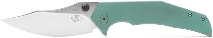 DROP Massdrop + Gavko Thresher Titanium Frame Lock Pocket Knife