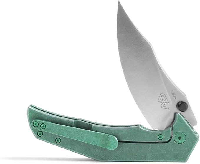 DROP Massdrop + Gavko Thresher Titanium Frame Lock Pocket Knife