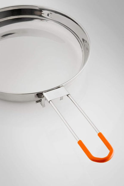 GSI Outdoors Stainless Steel Base Camper - 3 Pieces Cookset