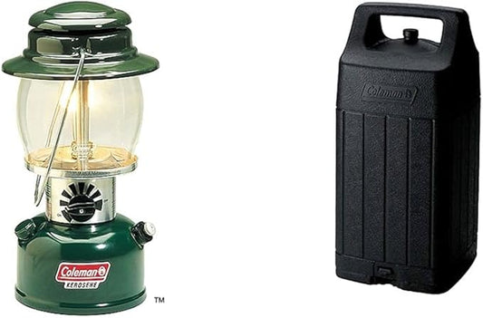 Coleman 700 Lumens Kerosene Lantern with Adjustable Brightness & Carry Handle & Lantern Protective Carry Case with Handle