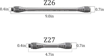 Campingmoon Camping Gas Lanterns Extension Tube, Butane Gas Torch Gas Lamp Extender Pole, Gas Tank Converter Extension Rod