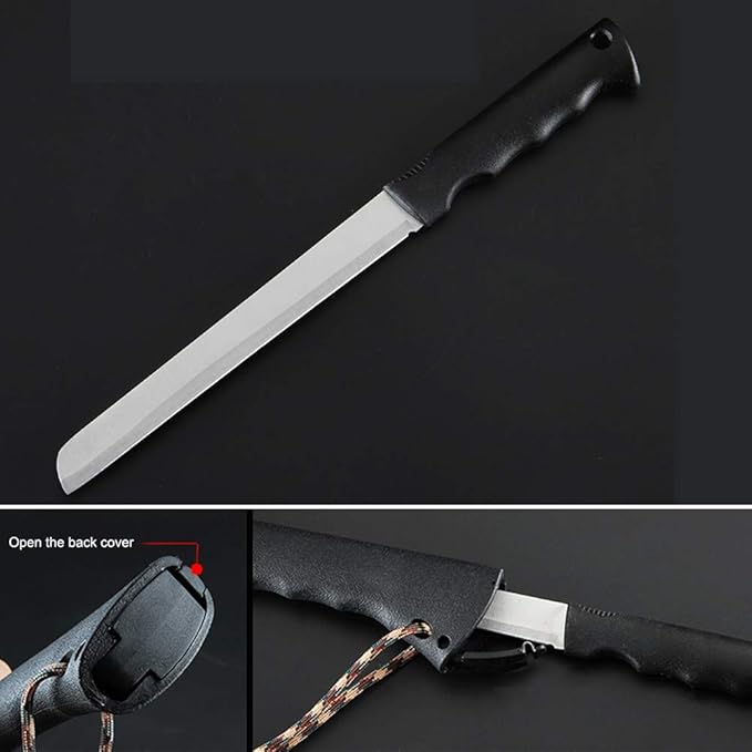 Outdoor Camping Multi-Purpose Axe, Forest Wild Escape Self-Defense Chopping Firewood Axe