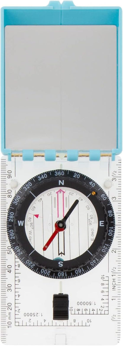 ust Folding Map Compass, Black, One Size (20-02149-10)