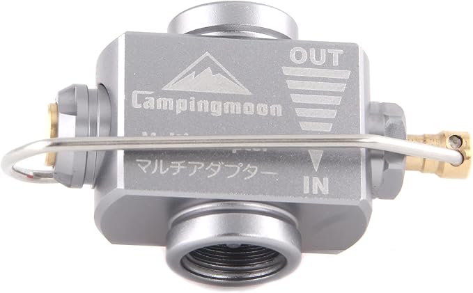 Campingmoon Gas Canister Refill Adapter, Portable Outdoor Gas Saver Lindal Valve Canister Shifter, Camping Canister Vent Valve, Z15