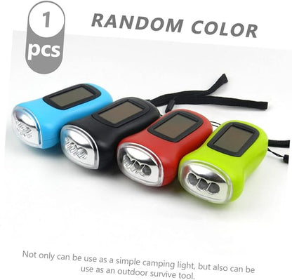 Hemobllo Household Flashlight Led Survival Flashlight USB Flashlight Reading Lamp Hand Crank Hiking Torch Emergency Torch Hand Lamp Dynamo Flashlight Outdoor Mobile Power Man Handheld Abs