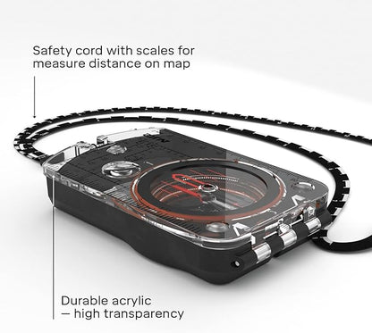 Silva Expedition S Compass | Night-Enabling Luminous Markings | Perfect for Navigation, Hiking, Trekking and Hunting