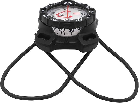 Bungee Mount Compass - Glow in the Dark, Waterproof Dive Compass for Scuba, Kayak - Diving Accessories