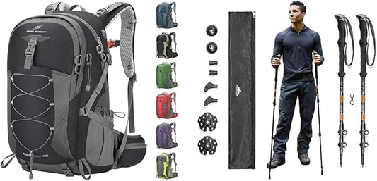 Maelstrom Daypack Backpacks + Water Filtration System, 40l Black