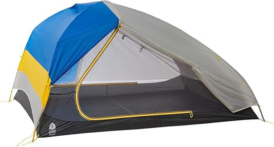 Sierra Designs Meteor Lite Ultralight Shelter, Freestanding Lightweight Backpacking & Camping Tent, 2 Doors, Stargazer Rain Fly, Aluminum Poles (Two or Three Person)