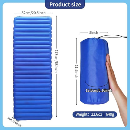 Cold Weather Sleeping Pad, Insulated Sleeping Pad R Value 6.9, Backpacking Sleeping Pad for Camping Cold Weather