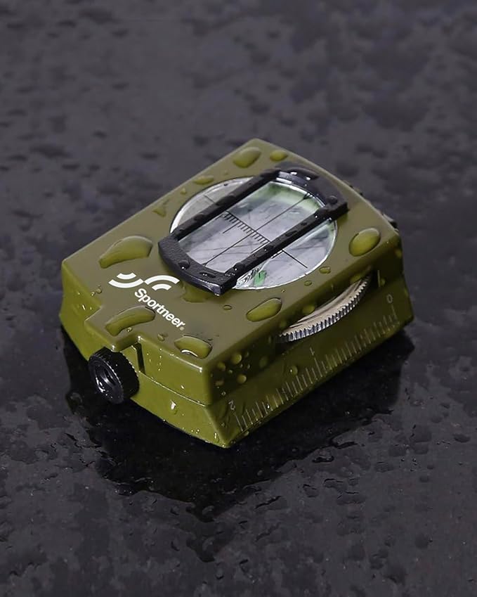 Sportneer Compass Hiking Survival Military Grade Waterproof Boy Scout Compass for Kids Gift Backpacking Camping Hiking Navigation