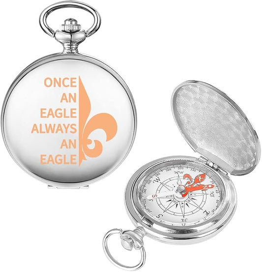 TGBJE Scout Gift Scout Court of Honor Gift Once an Always an Boating Compass Scout Ceremony Gift