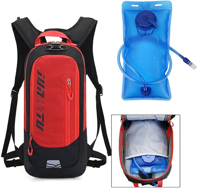 Croogo Hydration Packs,Hydration Backpack with 2L Hydration Bladder,Bicycle Daypack Waterproof Breathable Bag for Climbing