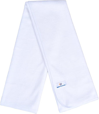 Home Gym Towel for Sweat Men Women Microfiber Yoga Towels Sports Towel Set Quick Dry Exercise Cycling Travel Camping Towel Fast Drying 2-Pack (White +Turquoise 2-Pack)