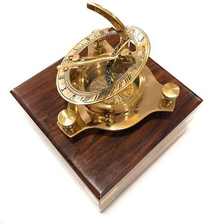Sundial Compass Solid Brass Sun Dial